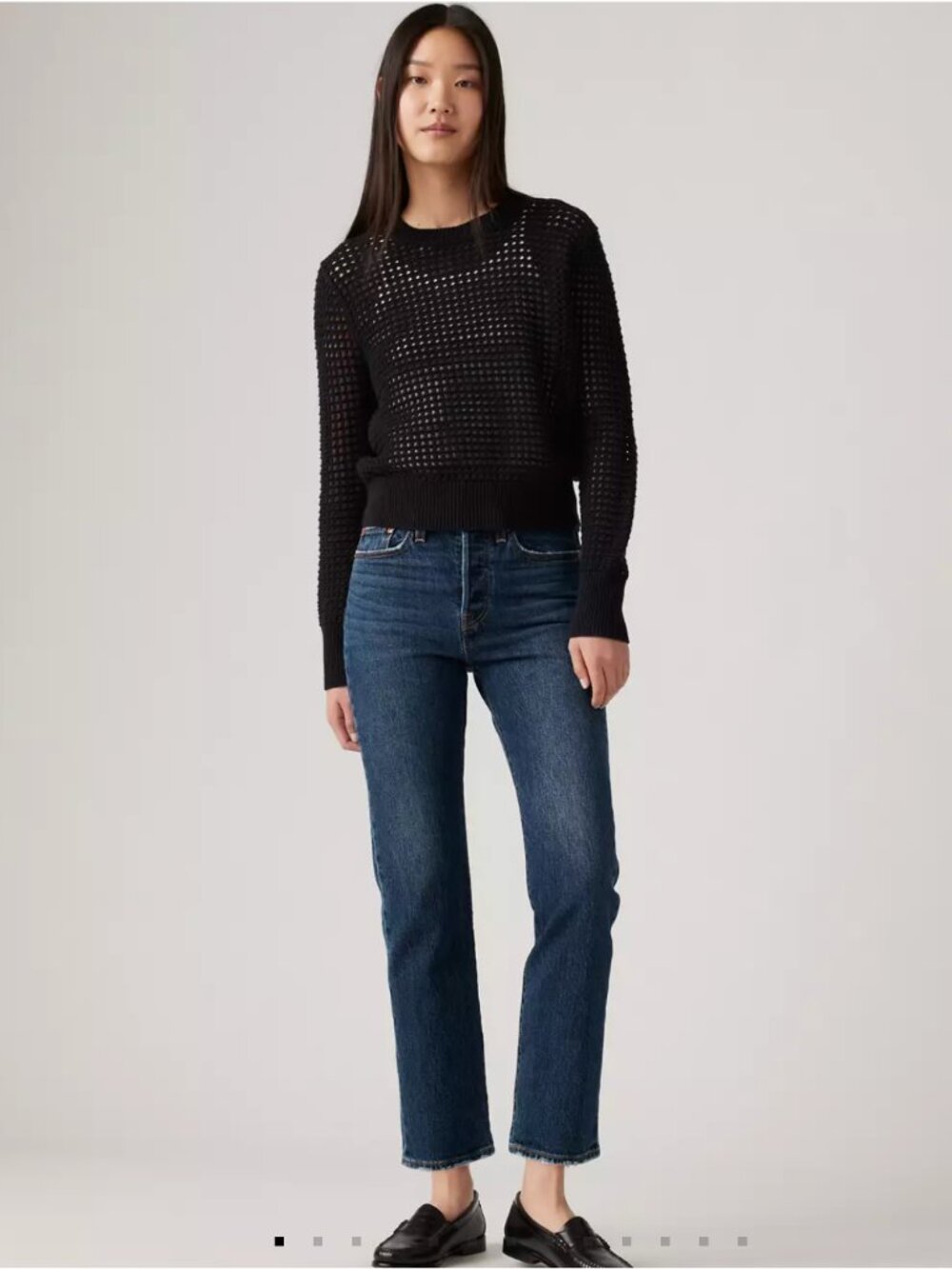 Levi's Wedgie Straight Ankle in 26 x 26 Indigo
